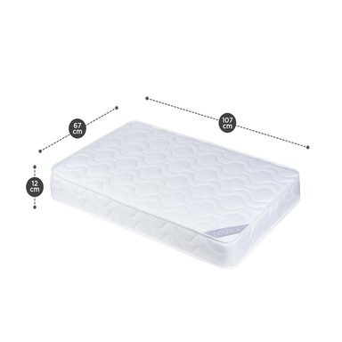 COLCHÓN BBQOOL COZY ESPUMA INFANTIL 107 X 67 X 12 CM - 2