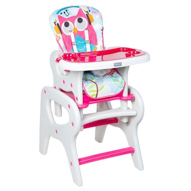 SILLA COMER BBQOOL ESCRITORIO EAT&FUN PINK ROSADO - 1