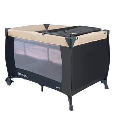 CUNA BBQOOL PLAYARD LYRA BEIGE ACERO BEIGE - 1