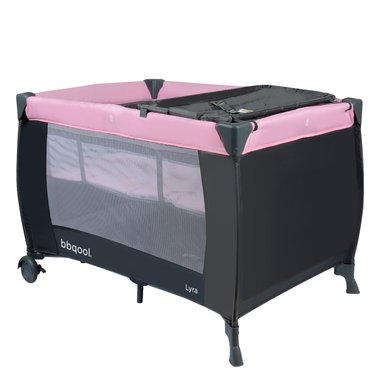 CUNA BBQOOL PLAYARD LYRA PINK ACERO ROSADO - 1
