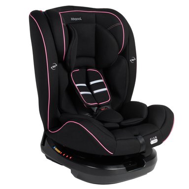 SILLA AUTO BBQOOL CONVERTIBLE APOLO 360° PINK NEGRO - 1