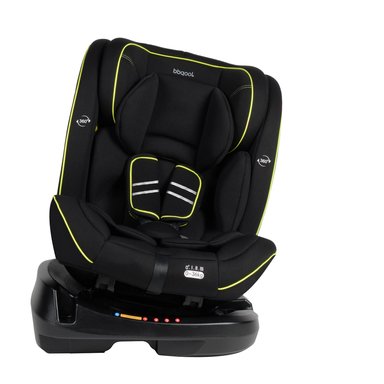 SILLA AUTO BBQOOL CONVERTIBLE APOLO 360° LIME NEGRO - 6