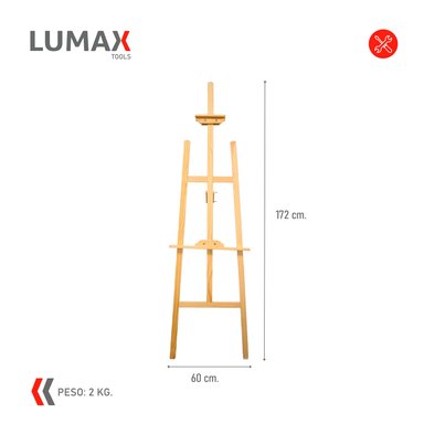 ATRIL PARA PINTORES DE MADERA 172CM - 3