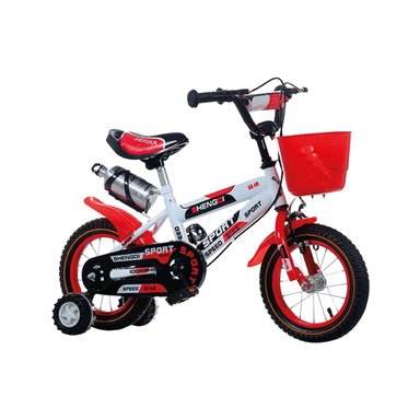 BICICLETA ARO 16 INFANTIL LUMAX ROJO CON RUEDITAS - 1