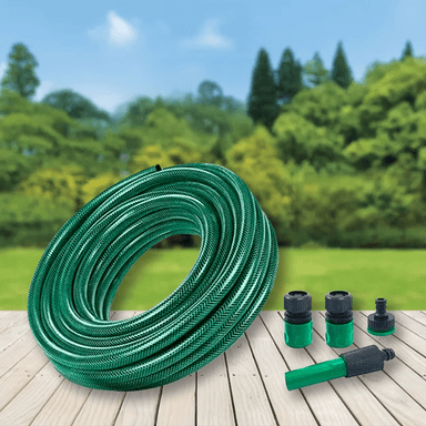 MANGUERA PVC JARDIN MALLA REFORZADA 1/2 20 METROS - 1