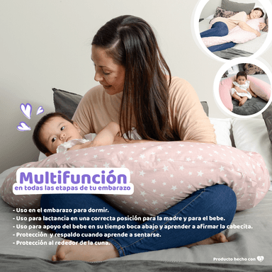COJÍN MULTIFUNCIONAL MATERNAL MICROPERLAS GRIS - 5