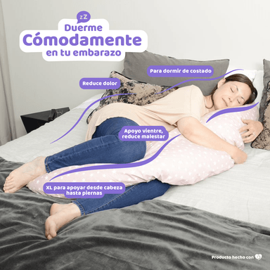 COJÍN AMAMANTAS MULTIFUNCIONAL MATERNAL ALGODÓN VERDE MICROPERLAS - 5