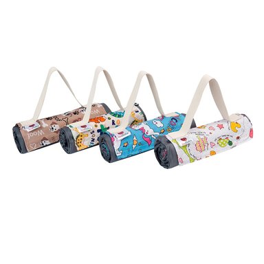 MANTA AMAMANTAS INFANTIL PICNIC IMPERMEABLE DINOSAURIOS MULTICOLOR - 2