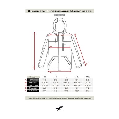 CHAQUETA IMPERMEABLE CHIPORRO UNEXPLOREDV2 PEARL GRAY HOMBRE FALCONE - 7