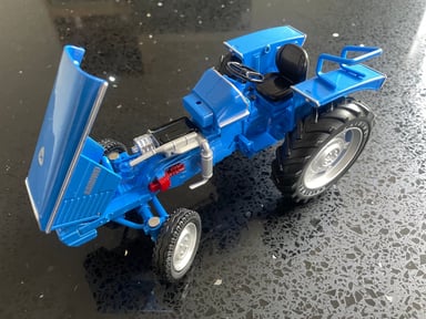 TRACTOR ESCALA KAIDIWEI AZUL 1:18 COLECCIÓN - 2