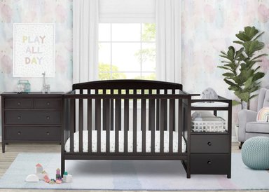 CUNA CONVERTIBLE DELTA CHILDREN 74804-207 MADERA CAFE Y MUDADOR ROYAL CHERRY - 4