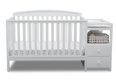 CUNA CONVERTIBLE DELTA CHILDREN 74804-100 MADERA BLANCO Y MUDADOR ROYAL - 2