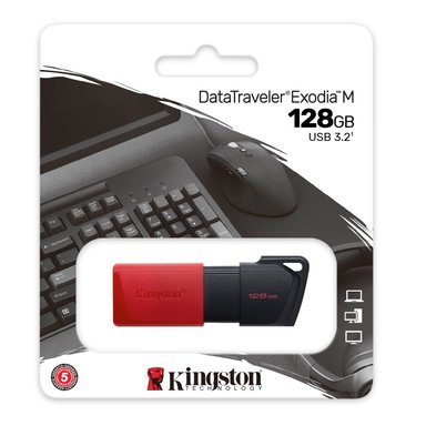PENDRIVE KINGSTON DATA TRAVELER EXODIA 3.2 128 DTXM/128GB - 4