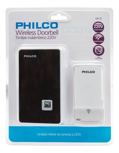 TIMBRE PHILCO INALÁMBRICO 220 V - 4