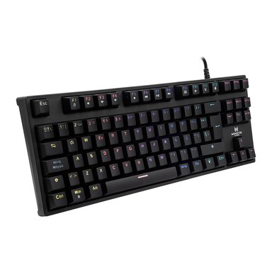 TECLADO MONSTER GAMES T3117 KEYBOARD MECANICO GAMER PUNISHER - 4