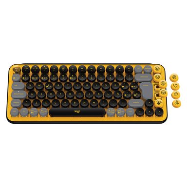 TECLADO LOGITECH 920-010713 POP KEYS AMARILLO - 1