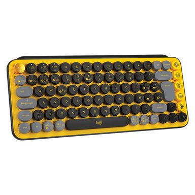 TECLADO LOGITECH 920-010713 POP KEYS AMARILLO - 3
