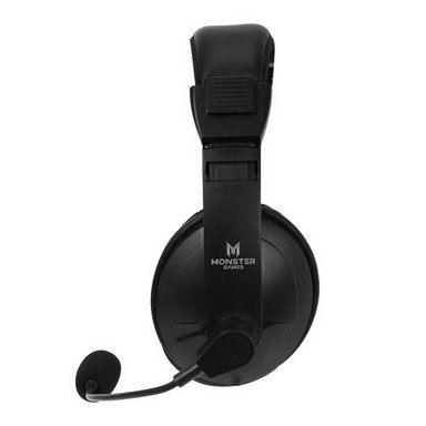 AUDÍFONOS GAMER MONSTER GAMES HEADSET 550BK LOUD NEGRO - 2
