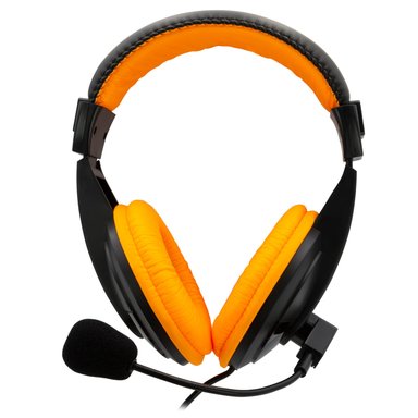 AUDÍFONOS GAMER MONSTER GAMES HEADSET 550RG LOUD NARANJO - 3
