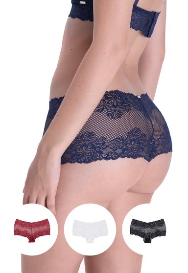 TRI PACK PANTALETA ENCAJE 2RIOS - 1