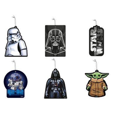 PACK 60 UNDS AROMATIZANTES DE AUTO STAR WARS - 1