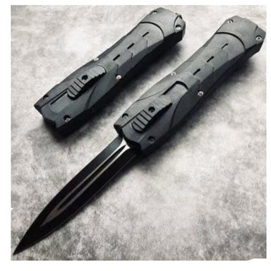 CUCHILLO INVENCIBLE NAVAJA AUTOMÁTICA RETRÁCTIL HORIZONTAL AK05 ACERO - 4