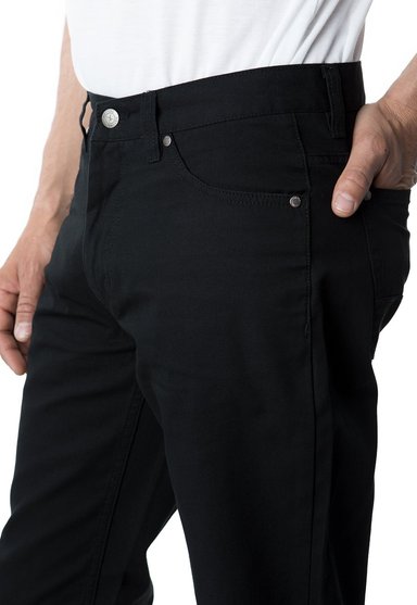 PANTALÓN HOMBRE KOTTING NEGRO CANVAS 5 BOLSILLOS - 1