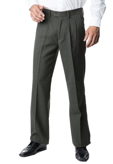 PANTALÓN HOMBRE KOTTING VERDE CASIMIR PINZADO - 3