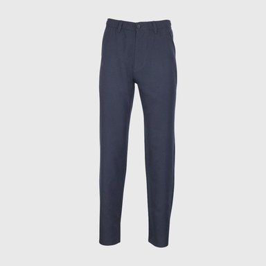 PANTALÓN ESCOLAR BÁSICO FRENTE PLANO NIÑO AZUL MARINO - 2