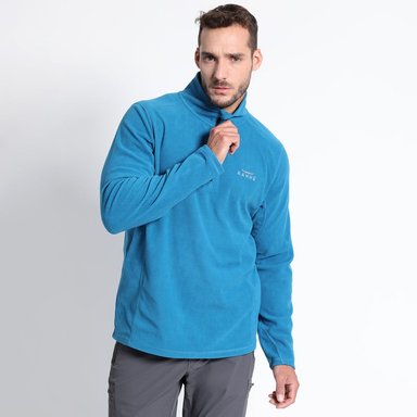 POLAR TERMICO HOMBRE VALLE DE LA LUNA HALF ZIPPER CELESTE - 2