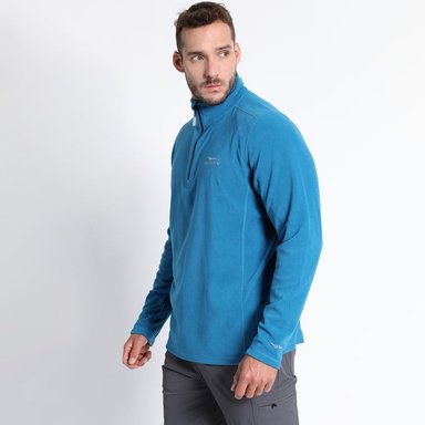 POLAR TERMICO HOMBRE VALLE DE LA LUNA HALF ZIPPER CELESTE - 3