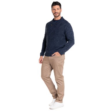 SWEATER CUELLO CRUZADO | AZUL MARINO - 4
