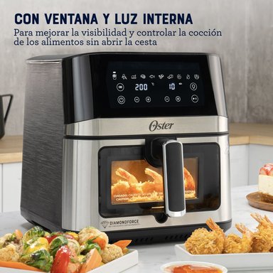 OSTER FREIDORA DE AIRE DIGITAL 7.5L RECUBRIMIENTO DIAMONDFORCE - 6