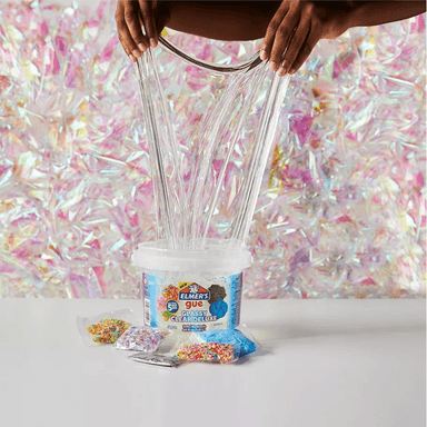 ELMER'S KIT SLIME GUE GLASSY CLEAR DELUXE BALDE 1.4L 5 TOPPINGS - 4