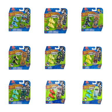 HOT WHEELS PATINETA DE SKATE CON TENIS ALEATORIO - 1