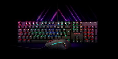 KIT GAMER UNIVERSAL REDRAGON TECLADO MECÁNICO MITRA + MOUSE GRIFFIN - 8