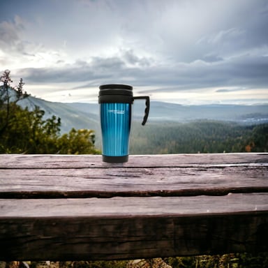 VASO TE RMICO DE ACERO INOXIDABLE MUG 420 ML THERMOS - VERDE - 3
