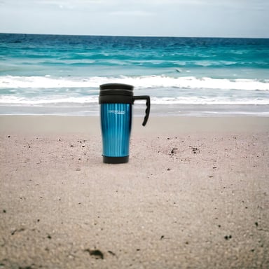 VASO TE RMICO DE ACERO INOXIDABLE MUG 420 ML THERMOS - VERDE - 5