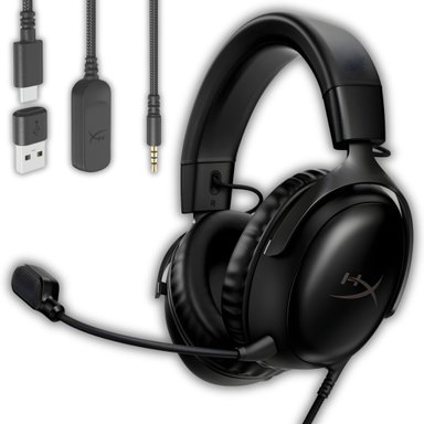 AUDÍFONOS HYPERX CLOUD III USB COMFORT MULTIPLATAFORMA NEGRO - 7
