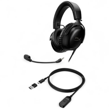 AUDÍFONOS HYPERX CLOUD III USB COMFORT MULTIPLATAFORMA NEGRO - 9