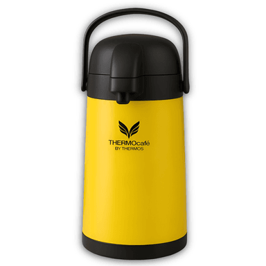 TERMO SIFON ACERO INOXIDABLE 1.9LT AMARILLO THERMOS CLN-19SU - 1