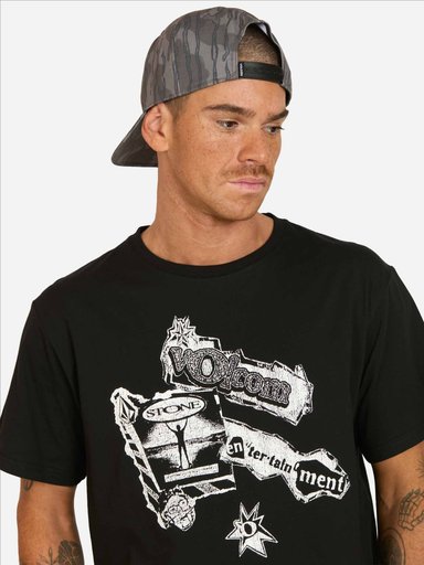 POLERA MC FLIP EN COLOR NEGRO HOMBRE VOLCOM - 3