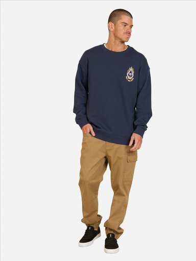 POLERON CR ROUNDABOUTCREEW AZUL HOMBRE VOLCOM - 4
