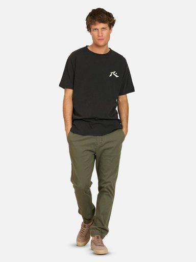 POLERA MC FLASH NEGRO HOMBRE RUSTY - 4