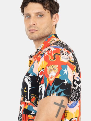 CAMISA MC PARED MULTICOLOR HOMBRE VOLCOM - 3