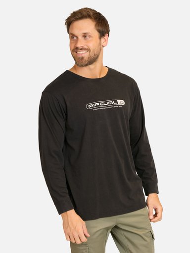 POLERA ML WILD EN COLOR NEGRO HOMBRE RIP CURL - 1