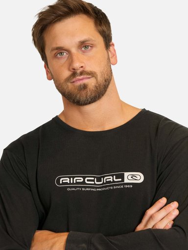 POLERA ML WILD EN COLOR NEGRO HOMBRE RIP CURL - 3