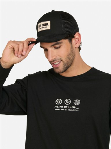 POLERA ML TROPIC NEGRO HOMBRE RIP CURL - 3