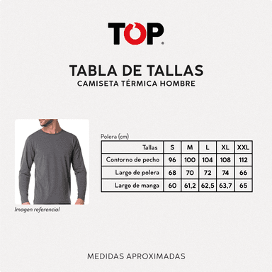 CAMISETA HOMBRE TOP BLANCO OUTDOOR MANGA LARGA - 4