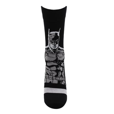 PACK 2 CALCETINES ALGODÓN HOMBRE TOP NEGRO LARGOS DC BATMAN C1 - 4